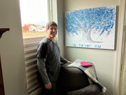 Colorful Canvas: "Am Yisrael Chai - Tree Of Life" by Albert Levi Art