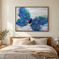 Wild Butterfly canvas wall art room mockup