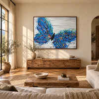 Wild Butterfly canvas wall art room mockup
