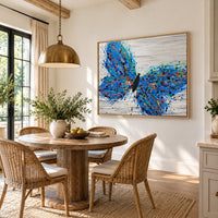 Wild Butterfly canvas wall art room mockup