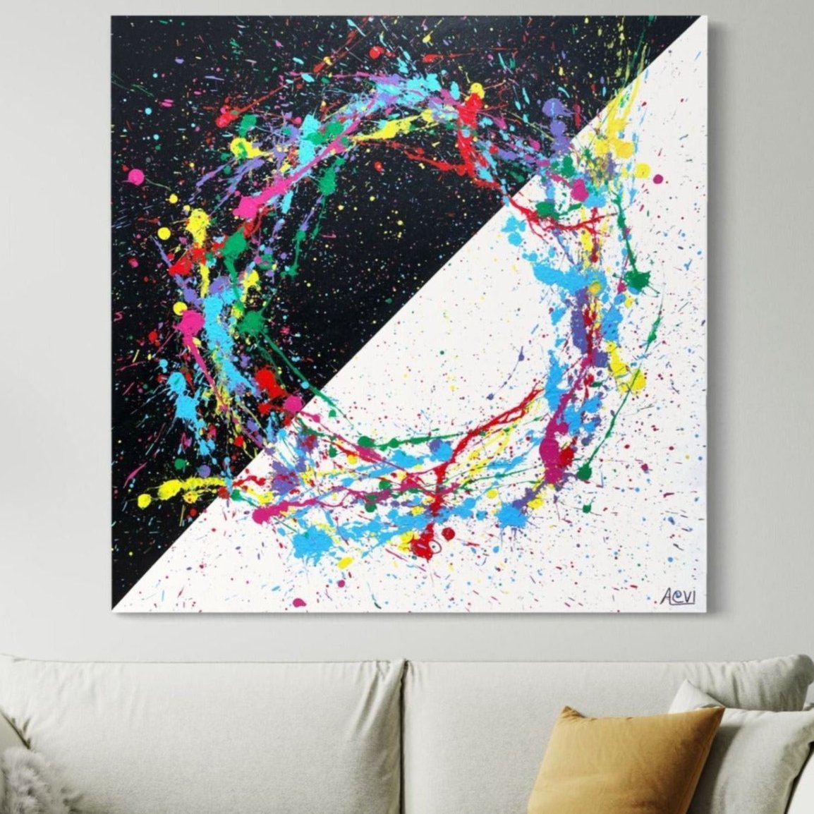 CIRCLE OF LIFE - Canvas BY Albert Levi Art