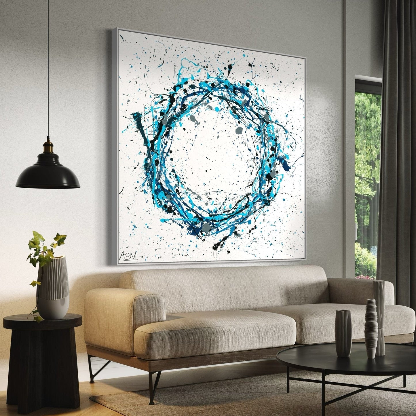 ORIGINAL ARTWORK - Hurricane - BY Albert Levi Art