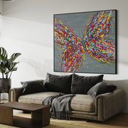 ORIGINAL ARTWORK - Colorful Wings - BY Albert Levi Art