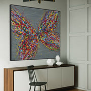 ORIGINAL ARTWORK - Colorful Wings - BY Albert Levi Art