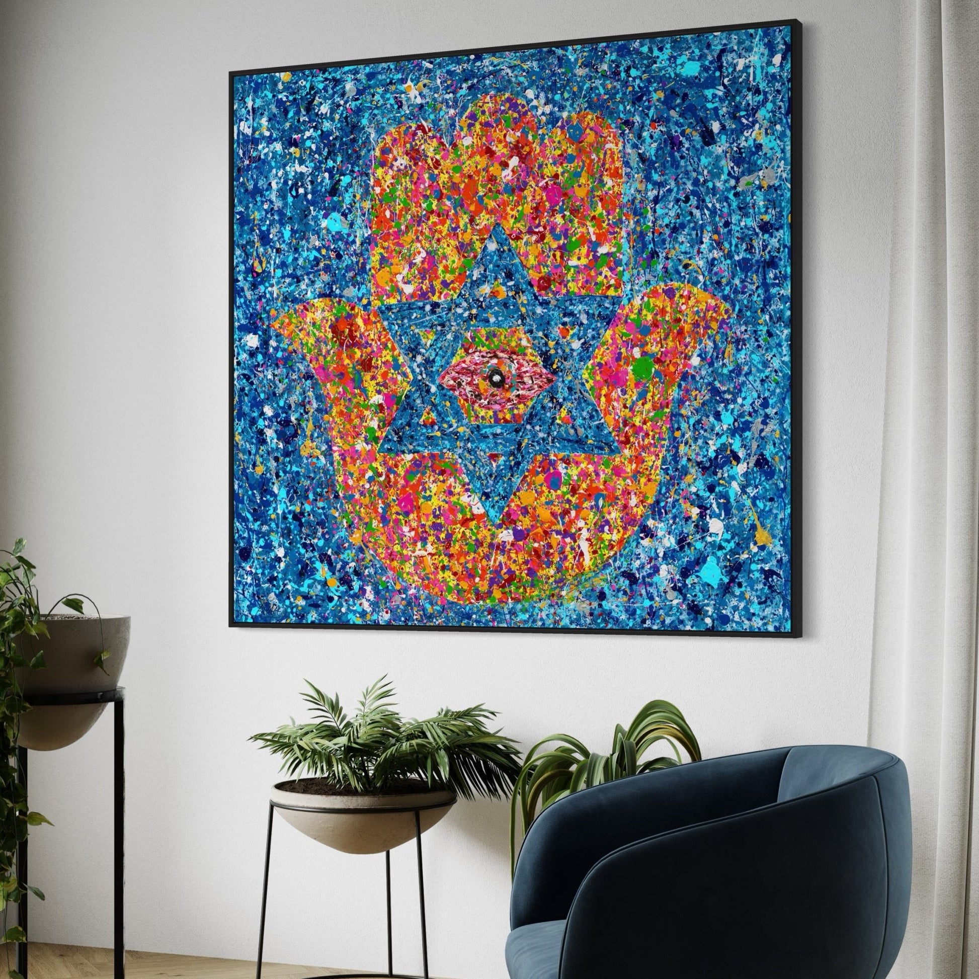 Colorful Canvas: "colors of protection" by Albert Levi Art