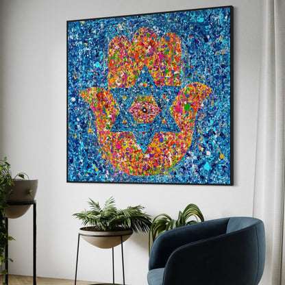 Colorful Canvas: "colors of protection" by Albert Levi Art