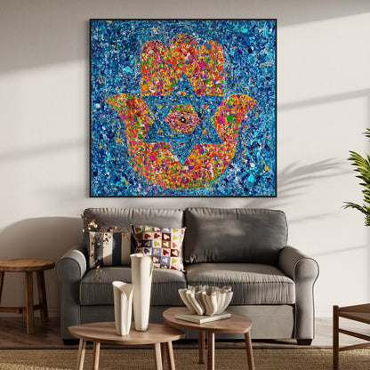 Colorful Canvas: "colors of protection" by Albert Levi Art