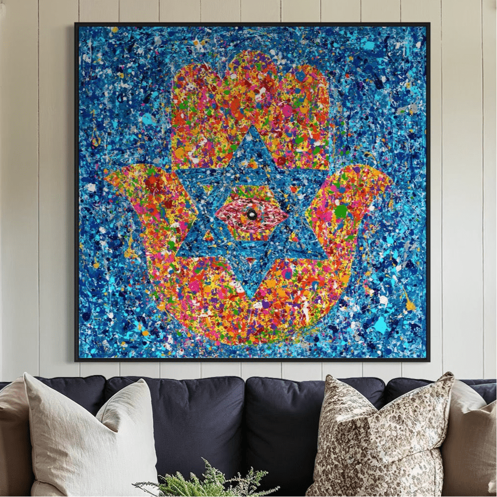 Colorful Canvas: "colors of protection" by Albert Levi Art