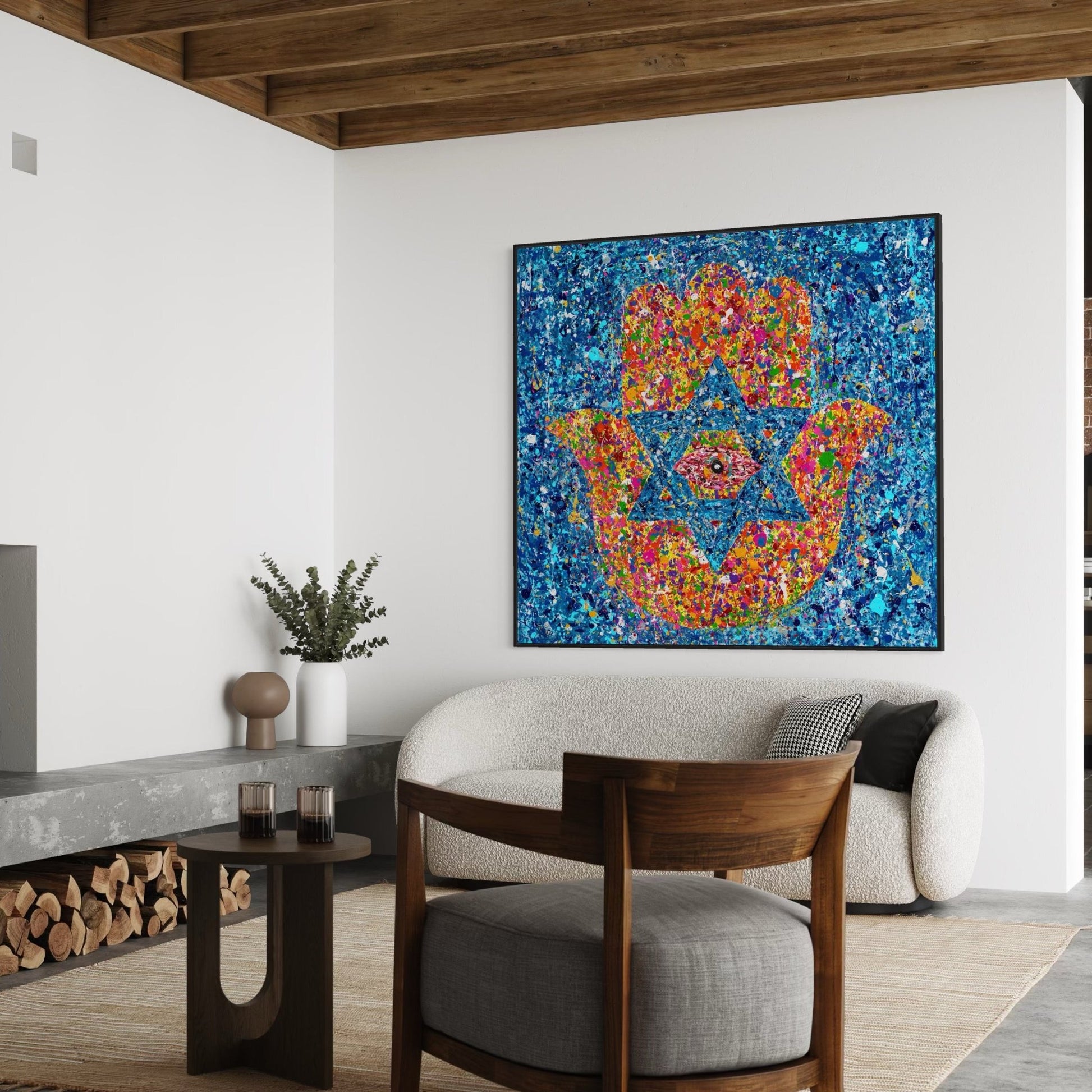 Colorful Canvas: "colors of protection" by Albert Levi Art