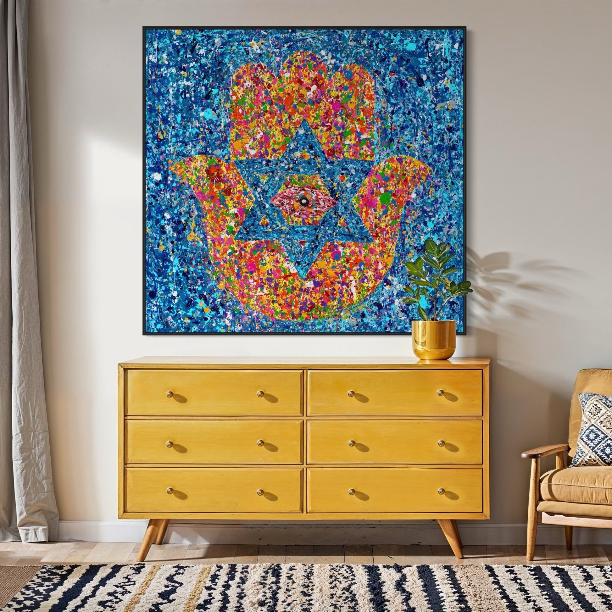 Colorful Canvas: "colors of protection" by Albert Levi Art