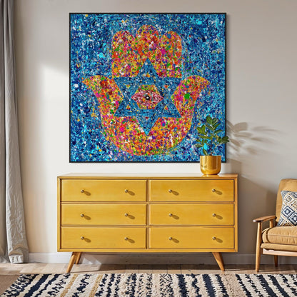 Colorful Canvas: "colors of protection" by Albert Levi Art