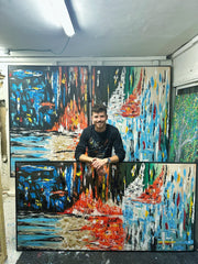 Connections - Canvas BY Albert Levi Art