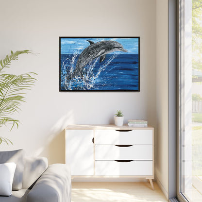 Colorful Canvas: "Copy of Vibrant Blue Tree Canvas Art, Framed Wall Decor for Home, Nature - Inspired Gift, Modern Art, Living Room Artwork, Unique Housewarming" by Albert Levi Art