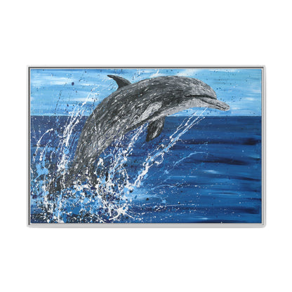 Colorful Canvas: "Copy of Vibrant Blue Tree Canvas Art, Framed Wall Decor for Home, Nature - Inspired Gift, Modern Art, Living Room Artwork, Unique Housewarming" by Albert Levi Art