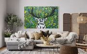 Deer In The Forest - Canvas BY Albert Levi Art