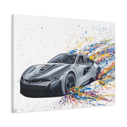 Dynamic Monochrome Ride - Canvas BY Albert Levi Art