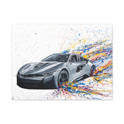 Dynamic Monochrome Ride - Canvas BY Albert Levi Art