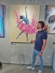 ORIGINAL ARTWORK - Elegance In Motion - BY Albert Levi Art