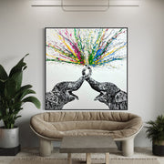 Everlasting Love - Canvas BY Albert Levi Art