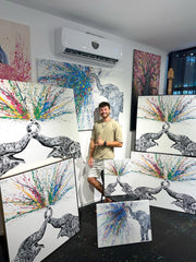 Everlasting Love - Canvas BY Albert Levi Art