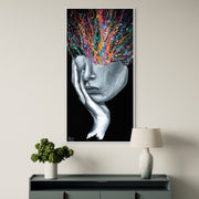 Exploded head - Canvas BY Albert Levi Art