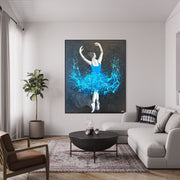 Glow In The Dark Dance - Celebrate Freedom in Glow - Canvas BY Albert Levi Art