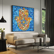 LIMITED EDITION PRINT - Hamsa - Canvas BY Albert Levi Art