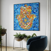 LIMITED EDITION PRINT - Hamsa - Canvas BY Albert Levi Art