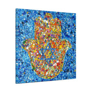 Colorful Canvas: "Hamsa – Our Shield" by Albert Levi Art