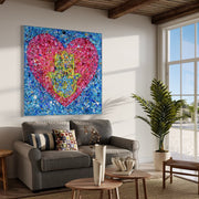 Colorful Canvas: "LIMITED EDITION PRINT - Heart of Protection" by Albert Levi Art