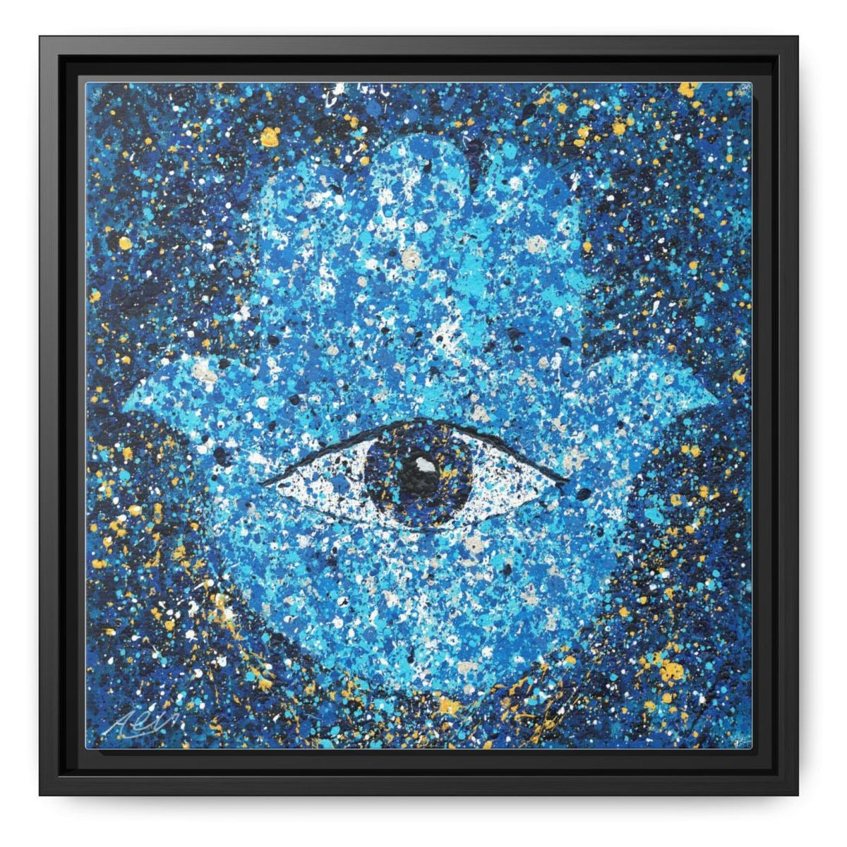 Eye Of Protection framed canvas print by Albert Levi