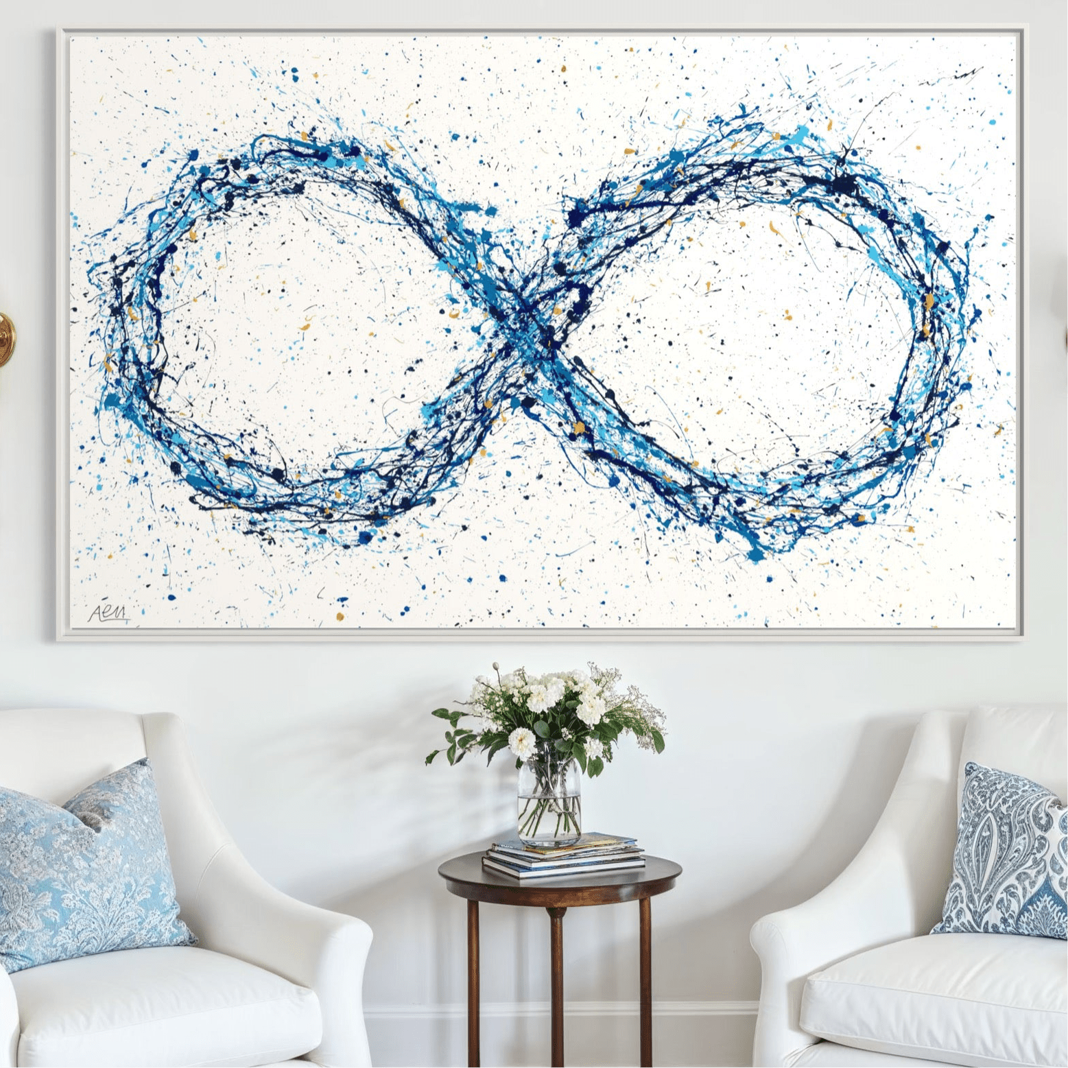 Colorful Canvas: "infinite sky" by Albert Levi Art