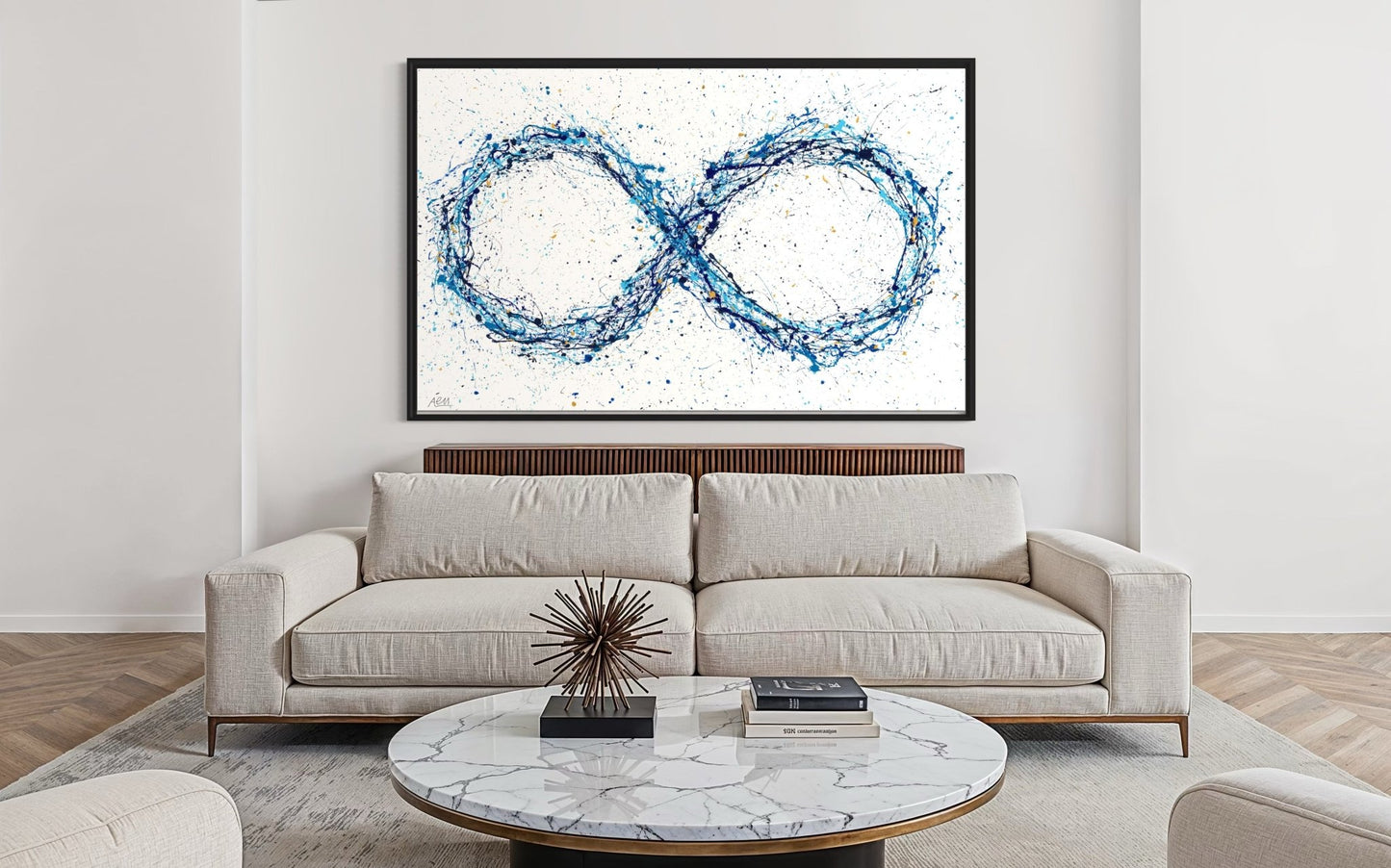 Colorful Canvas: "infinite sky" by Albert Levi Art