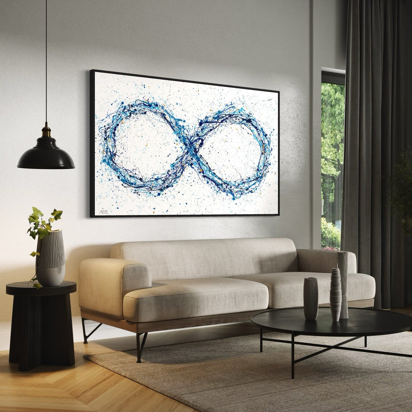 Colorful Canvas: "infinite sky" by Albert Levi Art