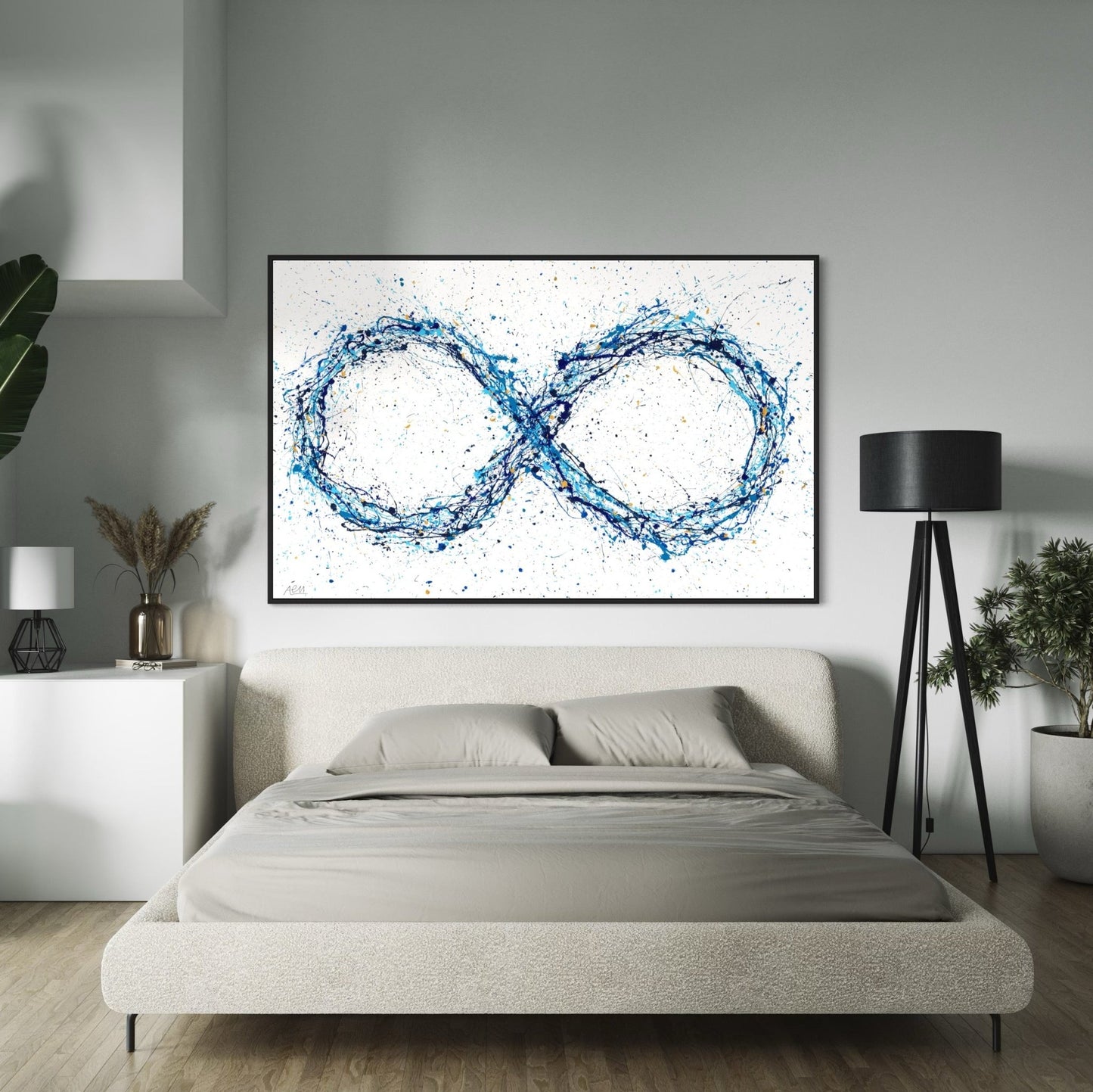 Colorful Canvas: "infinite sky" by Albert Levi Art