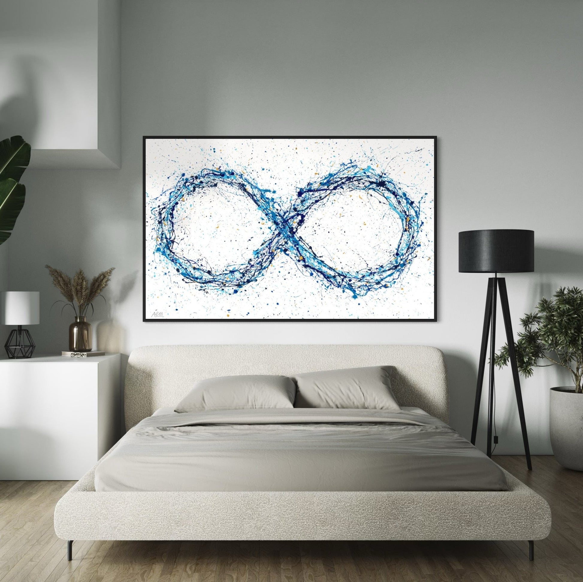 Colorful Canvas: "infinite sky" by Albert Levi Art