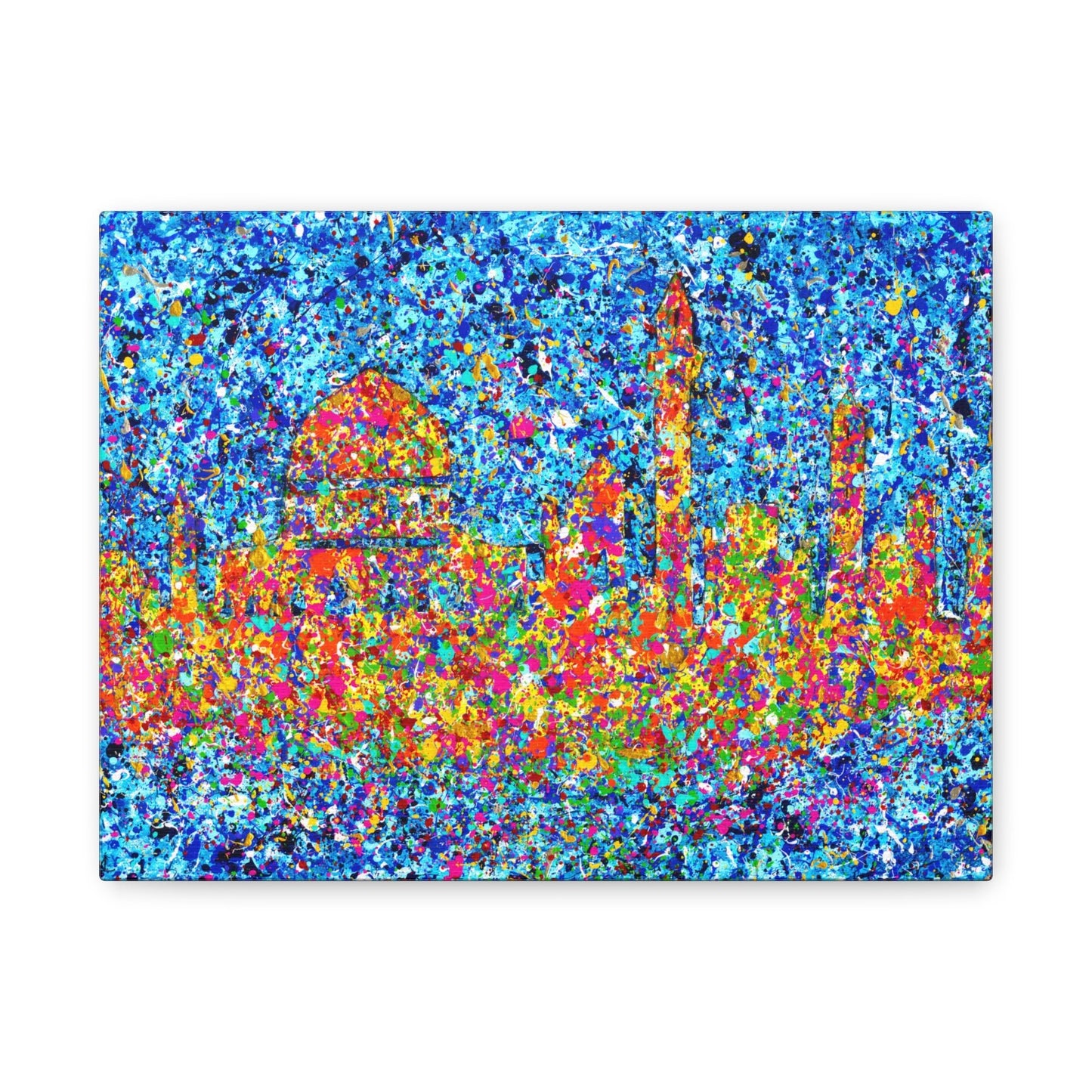 Colorful Canvas: "Jerusalem - Home of My Heart" by Albert Levi Art