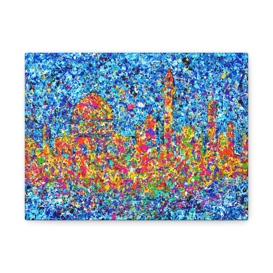 Colorful Canvas: "Jerusalem - Home of My Heart" by Albert Levi Art
