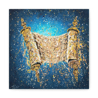 Light of Torah stretched canvas print by Albert Levi