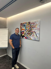 LIMITED EDITION PRINT - AFTER NOVA SMILE FOREVER - Canvas BY Albert Levi Art