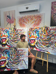 LIMITED EDITION PRINT - AFTER NOVA SMILE FOREVER - Canvas BY Albert Levi Art