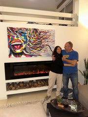 LIMITED EDITION PRINT - AFTER NOVA SMILE FOREVER - Canvas BY Albert Levi Art