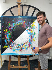 LIMITED EDITION PRINT - CIRCLE OF LIFE - Canvas BY Albert Levi Art