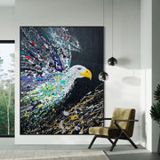 Limited Edition Print - Eagle's Flight - Canvas BY Albert Levi Art