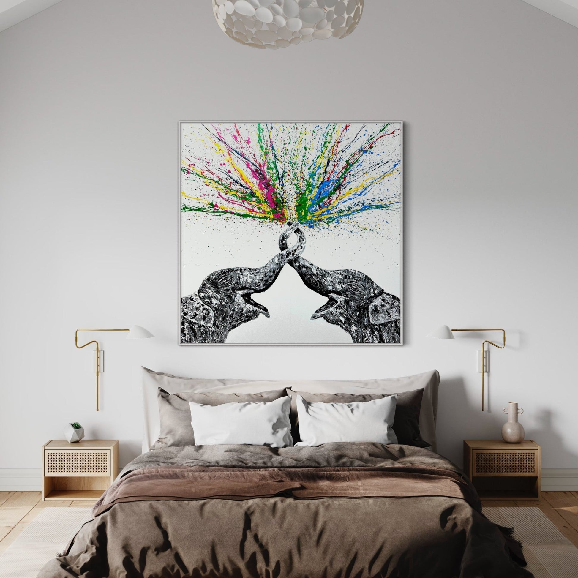 LIMITED EDITION PRINT - Everlasting Love - Canvas BY Albert Levi Art