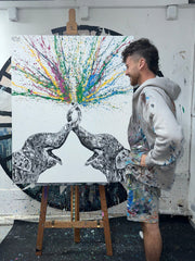 LIMITED EDITION PRINT - Everlasting Love - Canvas BY Albert Levi Art