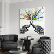 LIMITED EDITION PRINT - Everlasting Love - Canvas BY Albert Levi Art