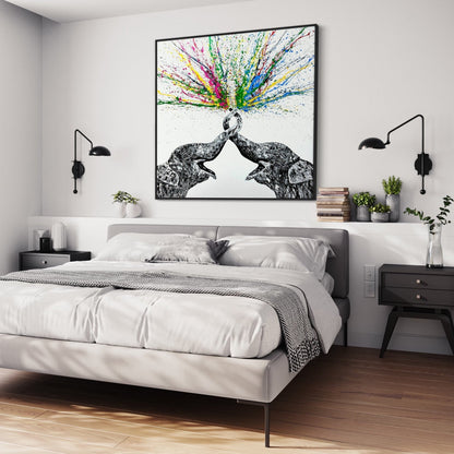 LIMITED EDITION PRINT - Everlasting Love - Canvas BY Albert Levi Art