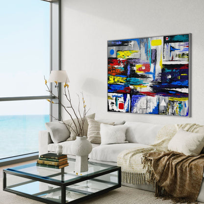 LIMITED EDITION PRINT - EXACT GEOMETRY - Canvas BY Albert Levi Art