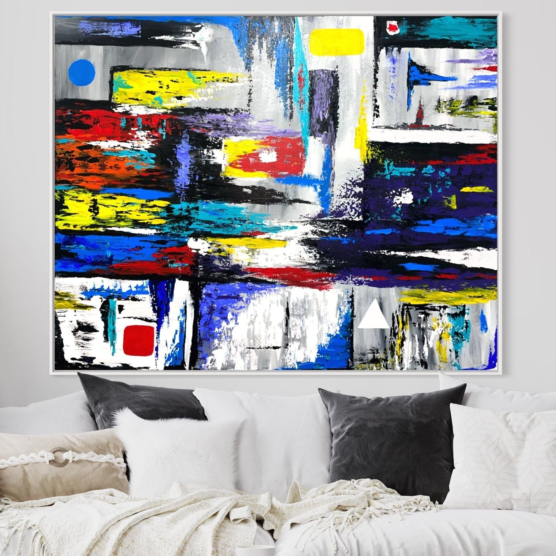 LIMITED EDITION PRINT - EXACT GEOMETRY - Canvas BY Albert Levi Art